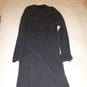 Long cashmere grey cardigan size small